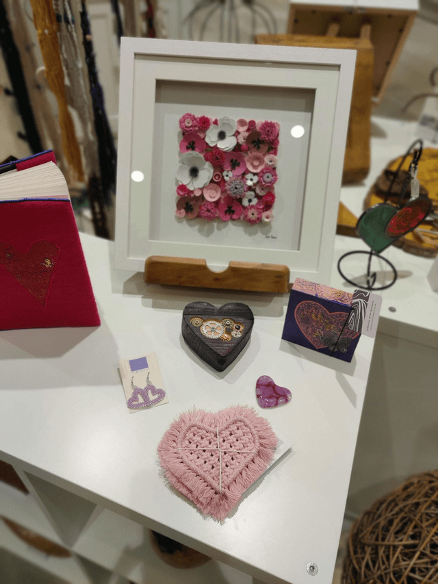 Love heart Coasters (Set of 2)