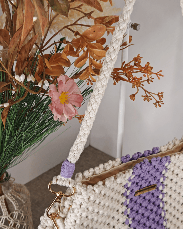 Amethyst aura tote