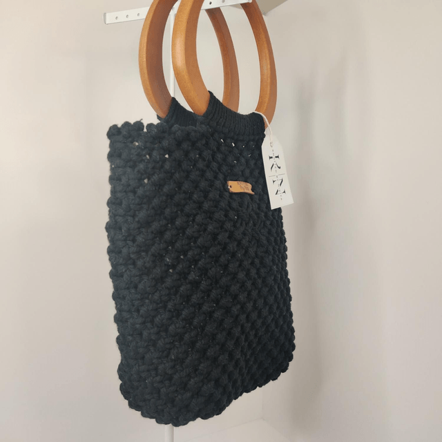 Obsidian Black Tote
