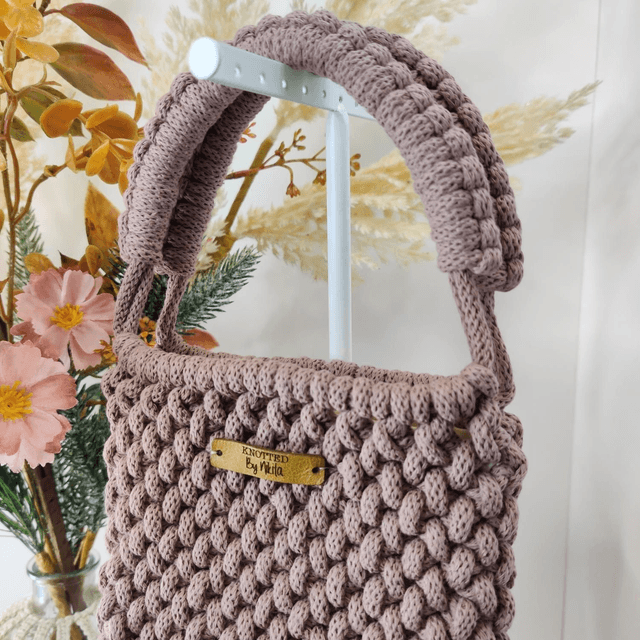 Mini lilac tote