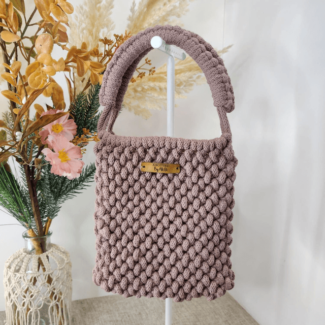 Mini lilac tote