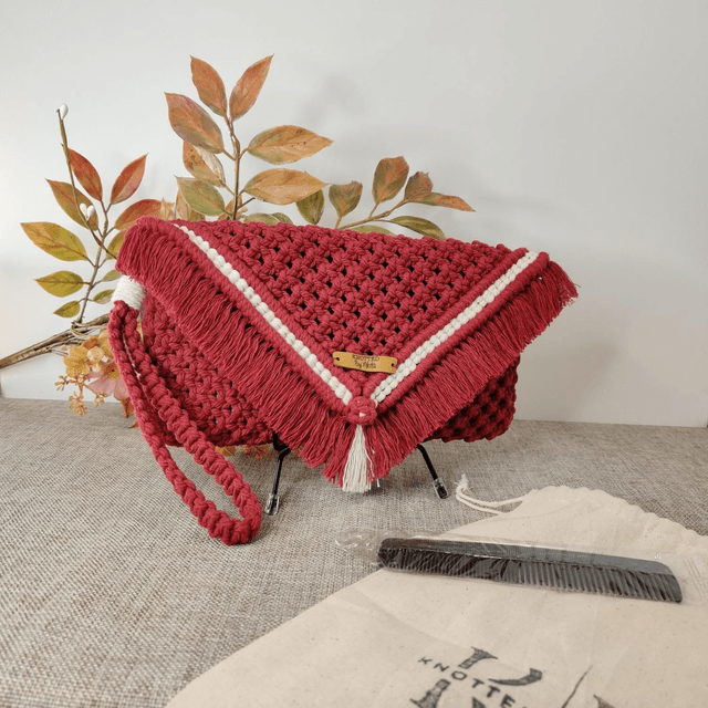 Wine Red Clutch 