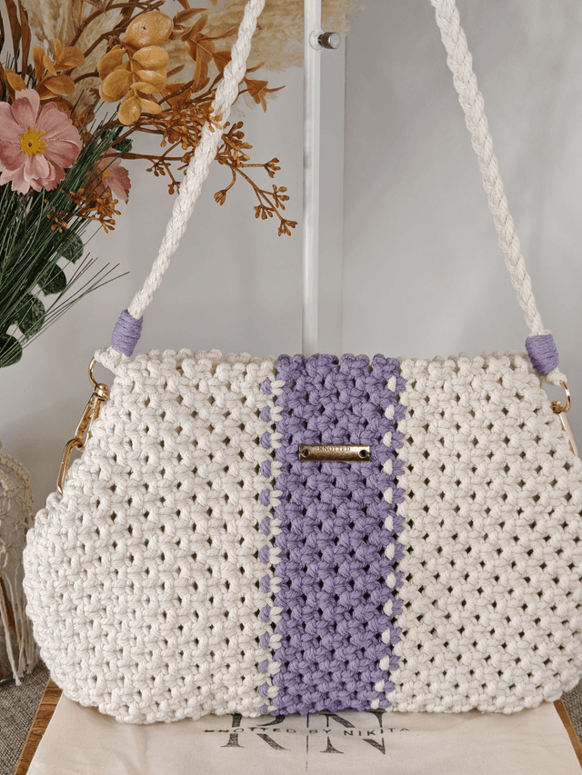 Amethyst aura tote